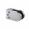 J80-F - Zinc Glass Clamp (Flat Base)