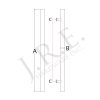 104A Cylindrical Straight Ladder Pull - Image 2
