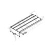 Base Shoe Bottom Cladding Fascia Mount 3 Meters - Image 2